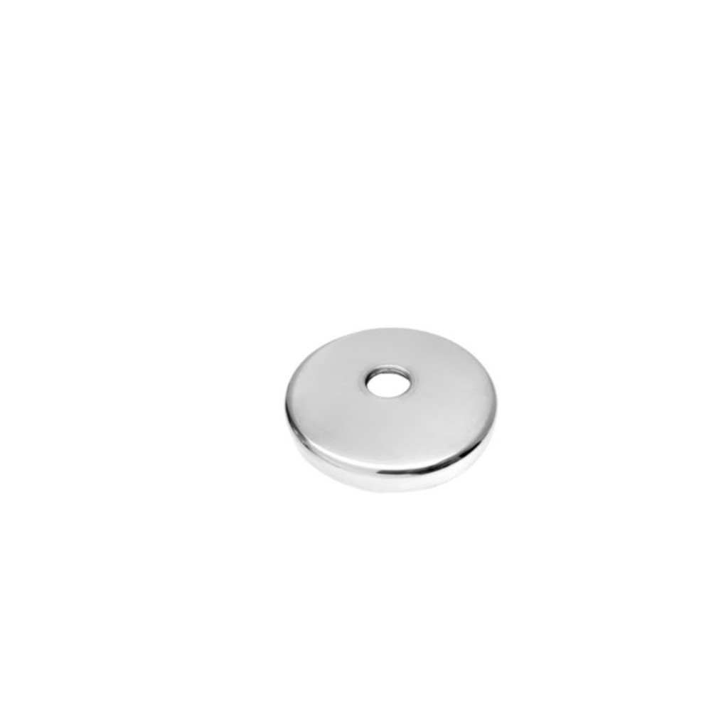Produktbild för Rosett 1/2" rörgänga Ø 100 för kopplingsdosa blank. rostfrit...