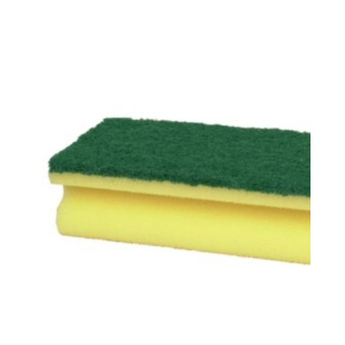 Abena Skursvampar Abena®, grov, HxBxL: 4 x 7,5 x 14 cm, gul/grön,...