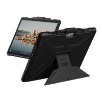 Produktbild för UAG Rugged Case for Surface Pro 9 Metropolis SE (Antimicrobial) - Black - Bulk Poly Bag - baksidesskydd för surfplatta