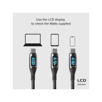 Produktbild för SBS TECABLETCCLED100WK, 1 m, USB C, USB C, 0,48 Gbit/s, Svar...