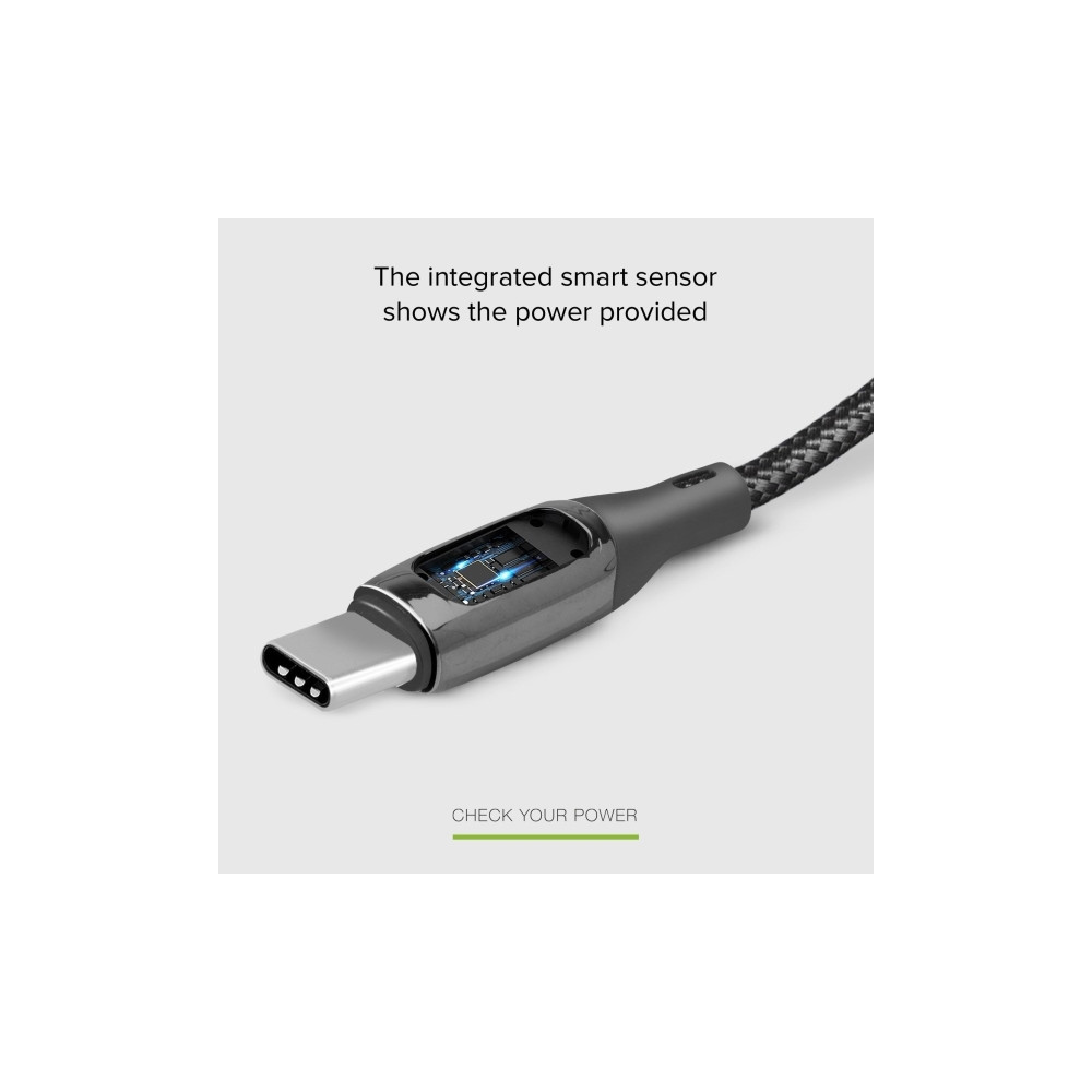 Produktbild för SBS TECABLETCCLED100WK, 1 m, USB C, USB C, 0,48 Gbit/s, Svar...
