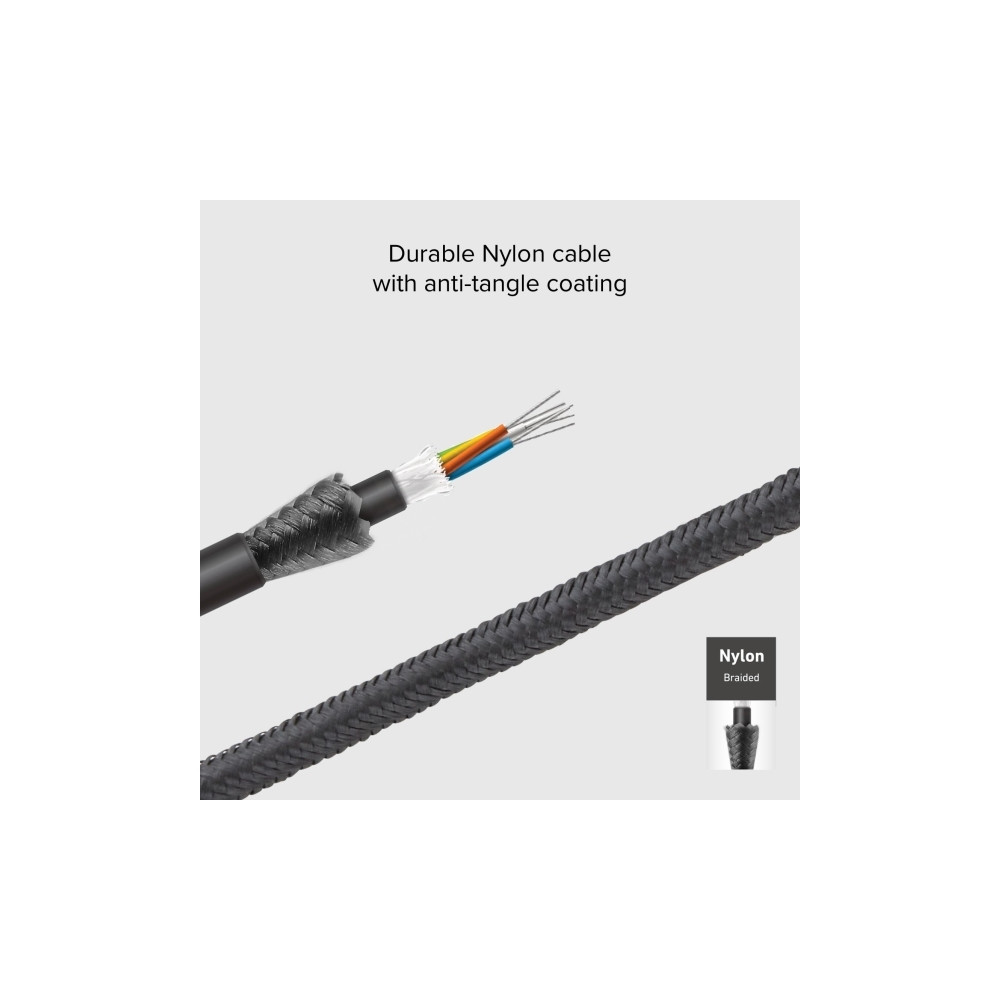 Produktbild för SBS TECABLETCCLED100WK, 1 m, USB C, USB C, 0,48 Gbit/s, Svar...