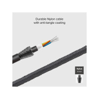 Produktbild för SBS TECABLETCCLED100WK, 1 m, USB C, USB C, 0,48 Gbit/s, Svar...
