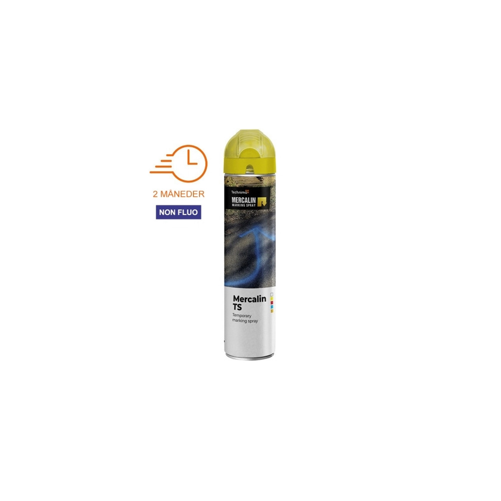 Produktbild för MERCALIN märkspray TS 600 ml. GUL