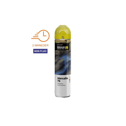 Dansk Værktøjs Agentur ApS MERCALIN märkspray TS 600 ml. GUL