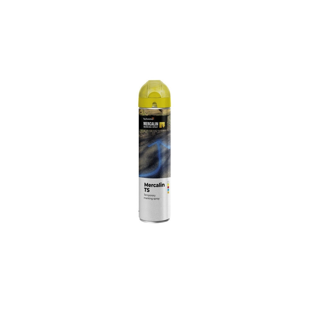 Produktbild för MERCALIN märkspray TS 600 ml. GUL