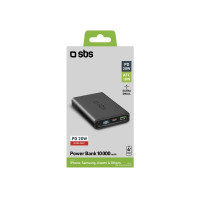 Produktbild för SBS TEBB10000LCDEVOPD20K, 10000 mAh, Litium Polymer (LiPo),...