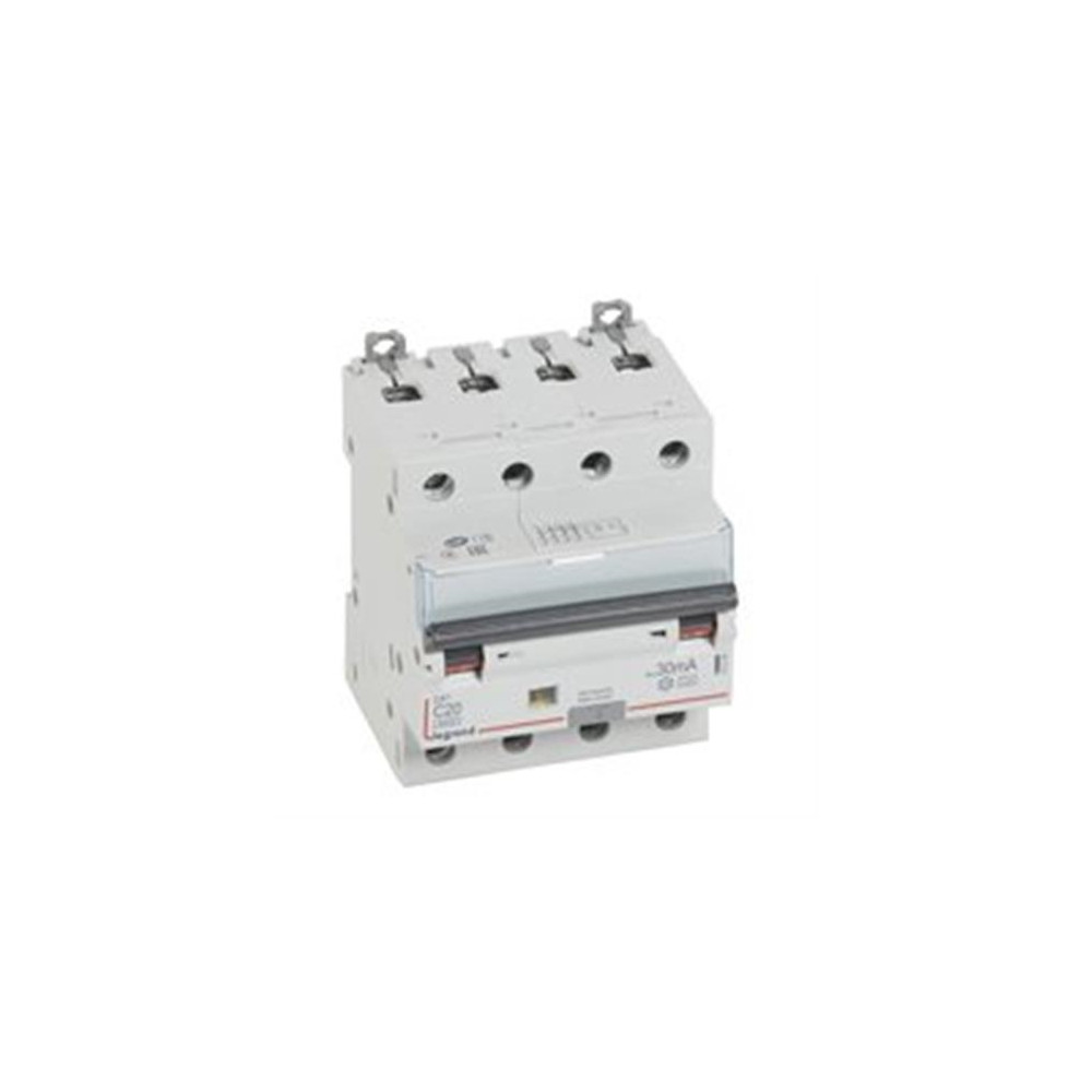 Produktbild för DX3 RCBO kombinationsbrytare C13 4-polig 30 mA typ A 4M 6000...