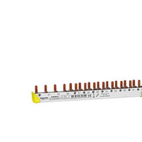 Produktbild för SCHNEIDER ELECTRIC kopplingsskena 3PN 12M: 4P RCD 18mm avstå...