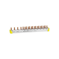 Produktbild för SCHNEIDER ELECTRIC kopplingsskena 3PN 12M: 4P RCD 18mm avstå...