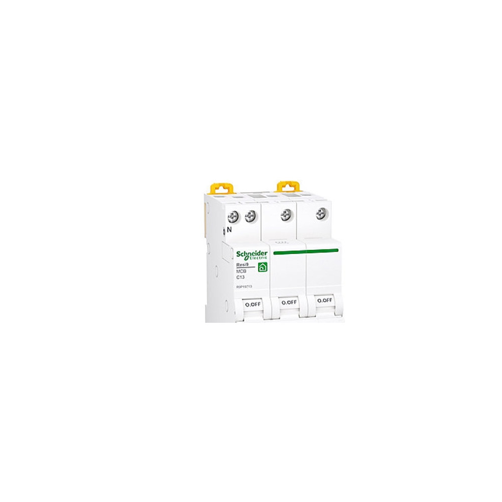 Produktbild för Resi9 XP MCB/automatsäkring 3PN C-karaktäristik 13A 6kA 54 m...