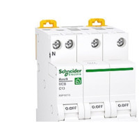 Produktbild för Resi9 XP MCB/automatsäkring 3PN C-karaktäristik 13A 6kA 54 m...