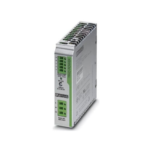 Phoenix Contact Phoenix TRIO-PS/1AC/24DC/2.5, 11 W, 0.95 A, 85%, 500000 h, R...