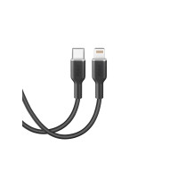 Produktbild för PURO PUCAPLTUSBCICONBLK, 1,5 m, USB C, Lightning, Hankopplin...