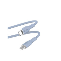 Produktbild för PURO PUCAPLTUSBCICONLBLUE, 1,5 m, Lightning, USB C, Hankoppl...