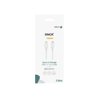 Produktbild för Sinox - USB typ C-kabel - USB-C till USB-C - 1 m