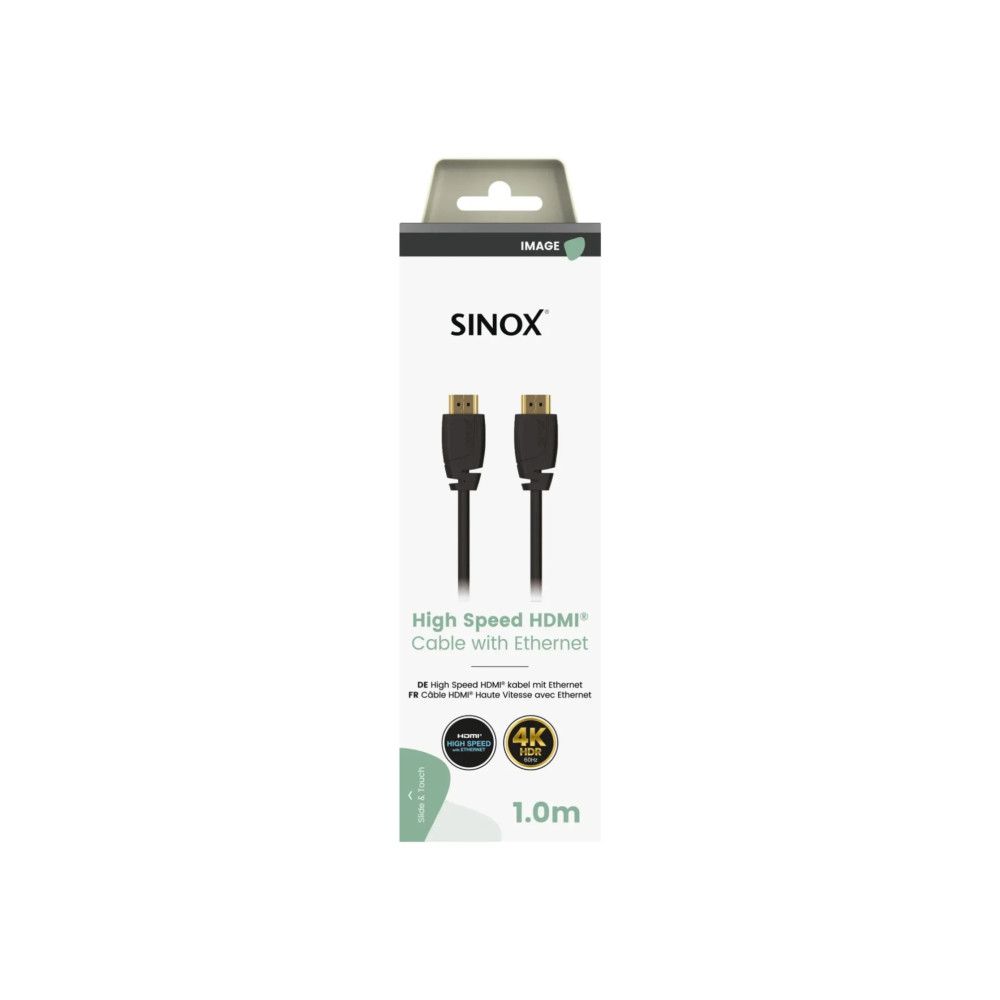 Produktbild för Sinox SOV03061, 1 m, HDMI Typ A (standard), HDMI Typ A (stan...
