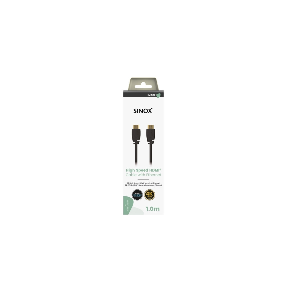 Produktbild för Sinox SOV03061, 1 m, HDMI Typ A (standard), HDMI Typ A (stan...