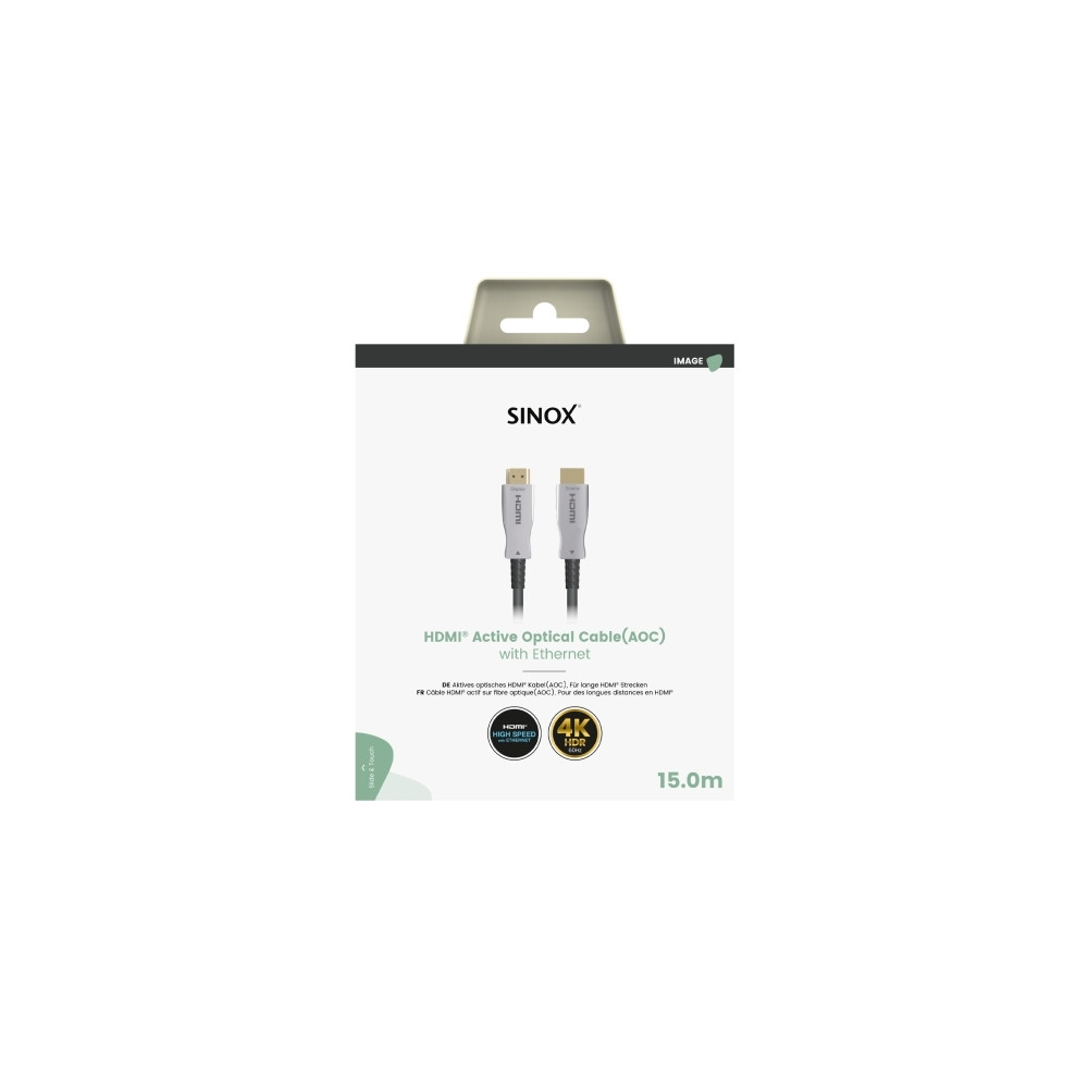 Produktbild för Sinox SOV030615, 15 m, HDMI Typ A (standard), HDMI Typ A (st...