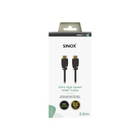 Produktbild för Sinox SXV03072, 2 m, HDMI Typ A (standard), HDMI Typ A (stan...