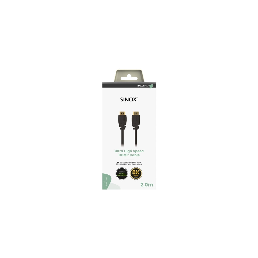 Produktbild för Sinox SXV03072, 2 m, HDMI Typ A (standard), HDMI Typ A (stan...