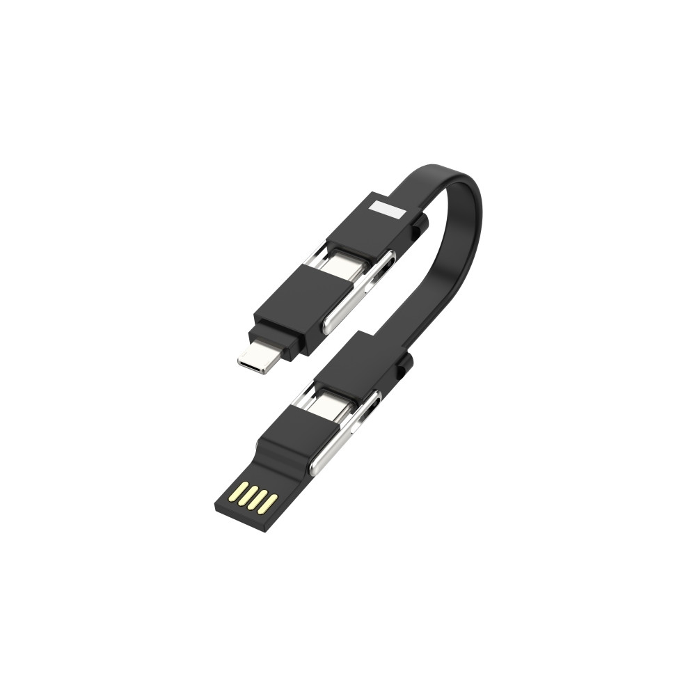 Produktbild för Sinox SOE04970, USB A/USB C, USB C/Micro USB-A/Lightning, US...