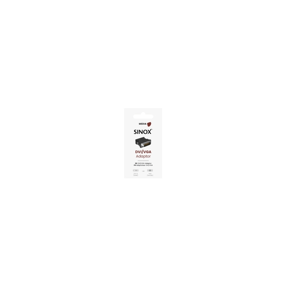 Produktbild för Sinox SOC04017, DVI-A, VGA (D-Sub), Hankontakt, Honkontakt,...