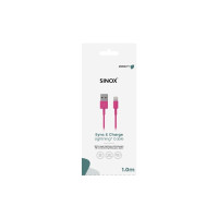 Produktbild för Sinox SOE02701, 1 m, Lightning, USB A, Hankontakt, Hankontak...