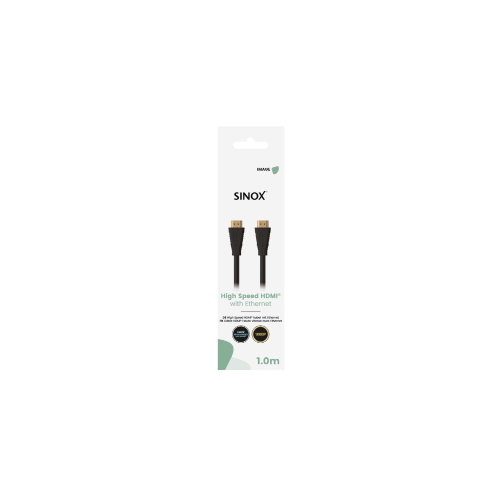 Produktbild för Sinox SOE03051, 1 m, HDMI Typ A (standard), HDMI Typ A (stan...