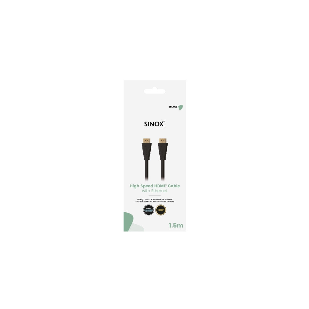 Produktbild för Sinox SOE03052, 2 m, HDMI Typ A (standard), HDMI Typ A (stan...