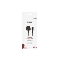 Produktbild för Sinox SOP01010UK, 1,5 m, Strömkontakt typ G, IEC C7, 230 V,...