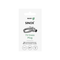 Produktbild för Sinox SOV01512, Hankoppling, 90°, Silver, Metall, Upphängbar...