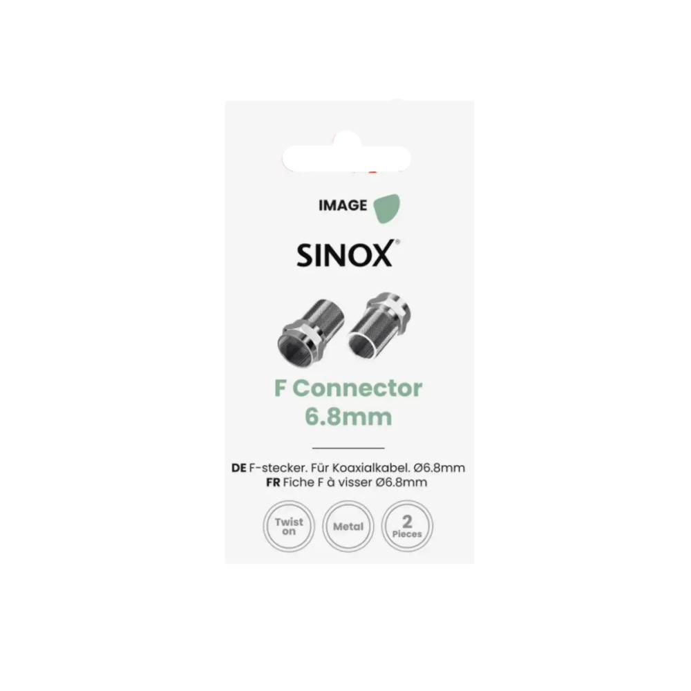 Produktbild för Sinox SOV01552, F-typ, Rostfritt stål, Metall, 6,8 mm, Hänge...