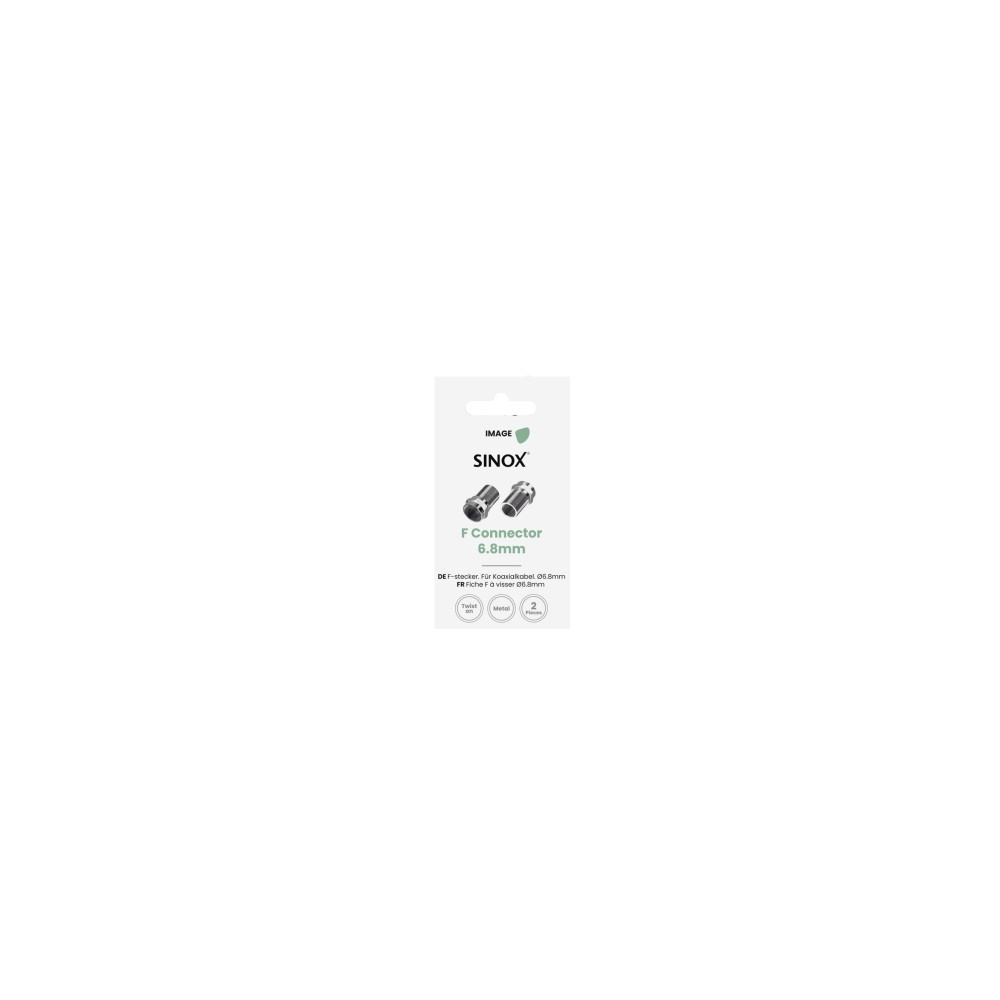 Produktbild för Sinox SOV01552, F-typ, Rostfritt stål, Metall, 6,8 mm, Hänge...