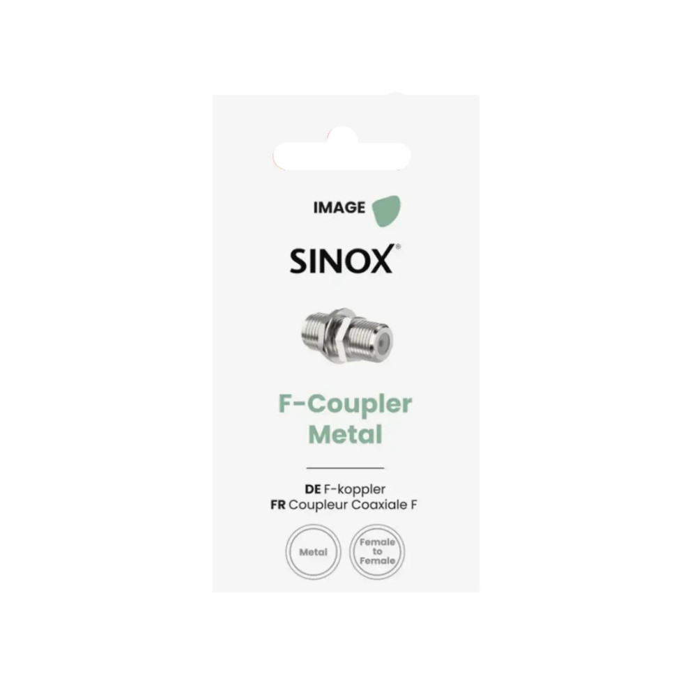 Produktbild för Sinox SOV01558, F-typ, F-typ, F-typ, Hankoppling, Hankopplin...