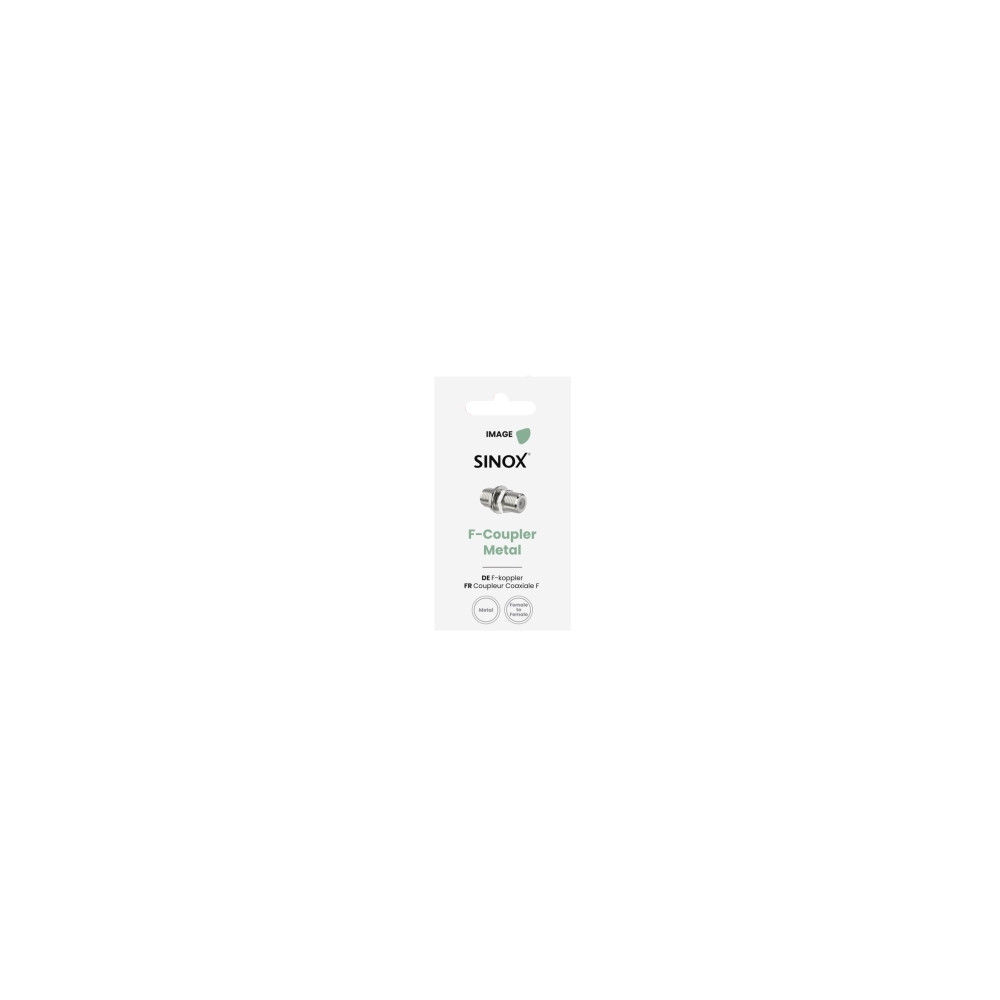Produktbild för Sinox SOV01558, F-typ, F-typ, F-typ, Hankoppling, Hankopplin...