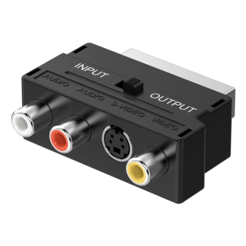 Sinox beslag Sinox SOV01580, SCART (21-pin), 3 x RCA + S-Video, Hankoppli...