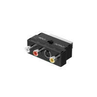 Produktbild för Sinox SOV01580, SCART (21-pin), 3 x RCA + S-Video, Hankoppli...
