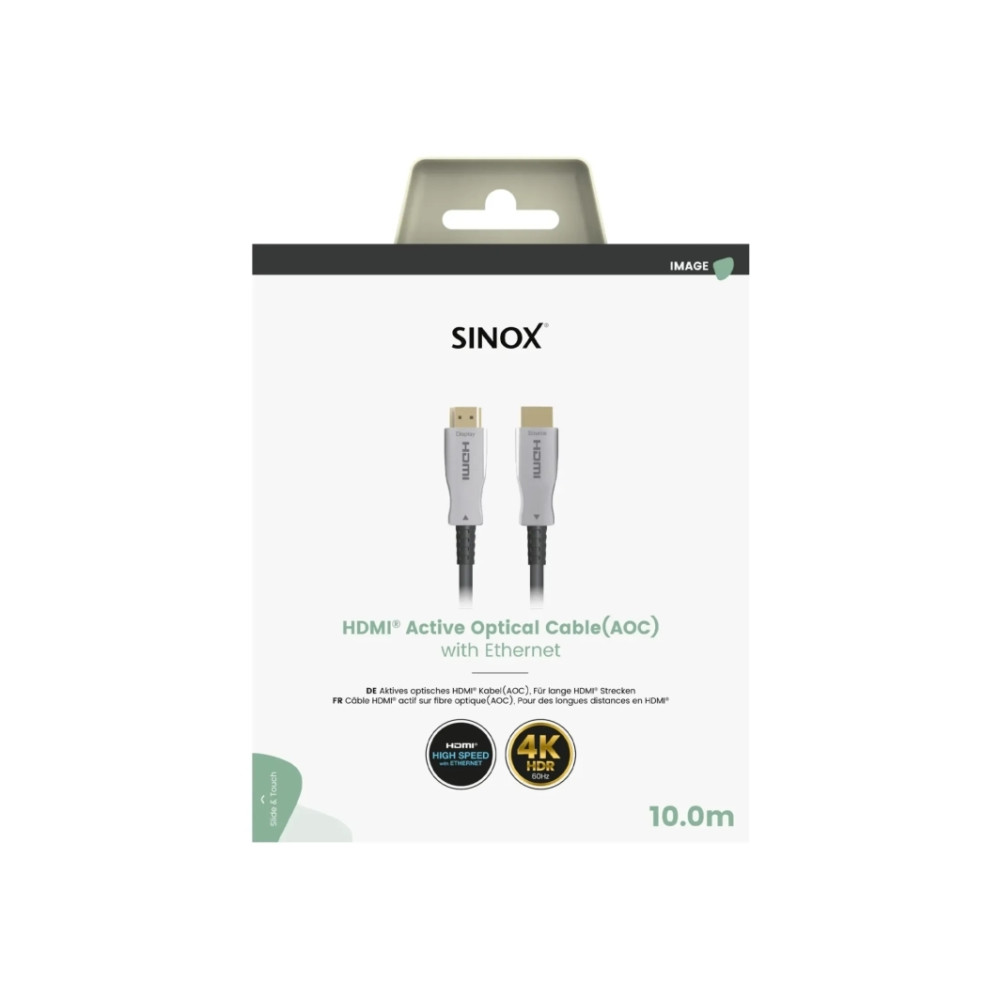 Produktbild för Sinox SOV030610, 10 m, HDMI Typ A (standard), HDMI Typ A (st...