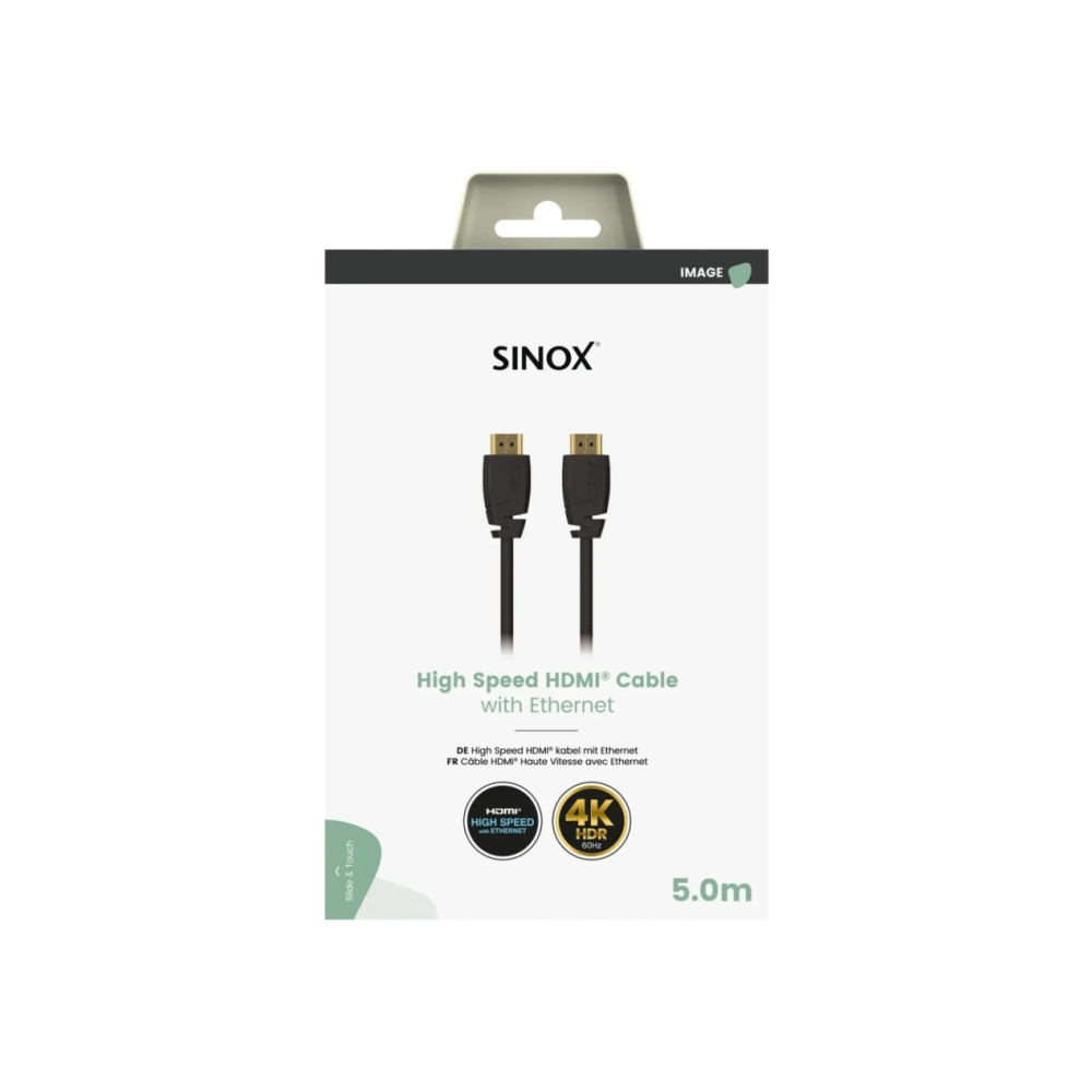 Produktbild för Sinox SOV03065, 5 m, HDMI Typ A (standard), HDMI Typ A (stan...