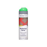 Produktbild för Markeringsspray Pureno Grön 500 ml 360 grader för metall/trä...