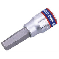 Produktbild för King Tony 2035, Uttag, 1/4", Metrisk, 1 huvuden, Krom, Stål,...