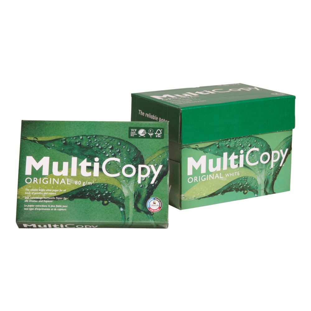 Produktbild för Printerpapir MultiCopy Original A4 hvid 80g