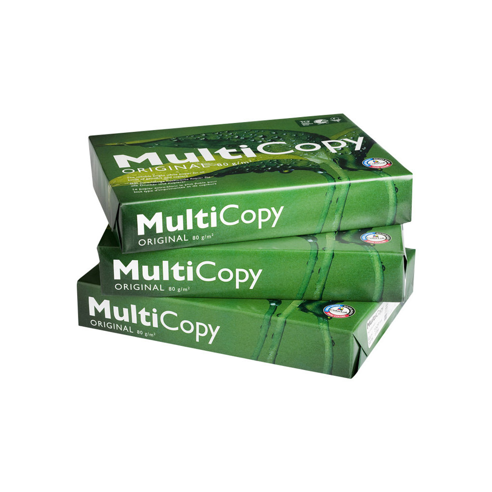 Produktbild för Printerpapir MultiCopy Original A4 hvid 80g