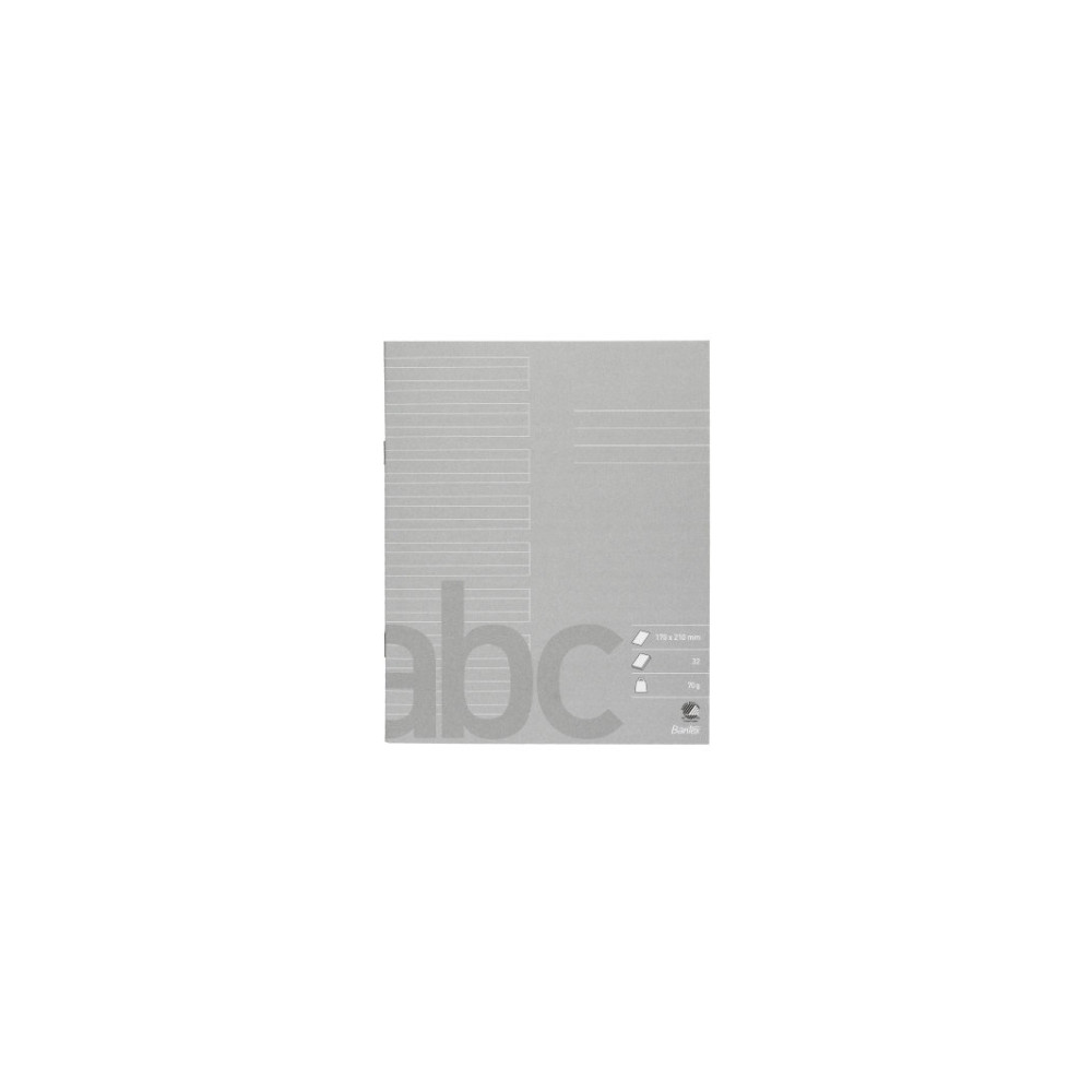 Produktbild för Anteckningsblock Bantex, 17 x 21 cm, 8 x 3 rader (5+7+5 mm),...