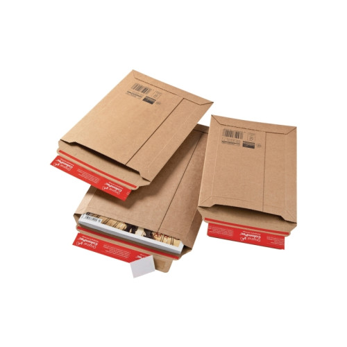 Colompac ColomPac CP 010 - postsäck - 167 x 268 mm - öppen ände - brun - paket med 20