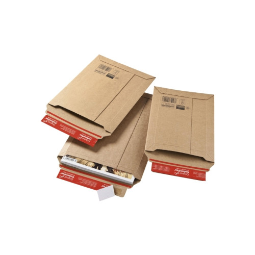 Colompac ColomPac CP 010 - postsäck - 250 x 351 mm - öppen ände - brun - paket med 20