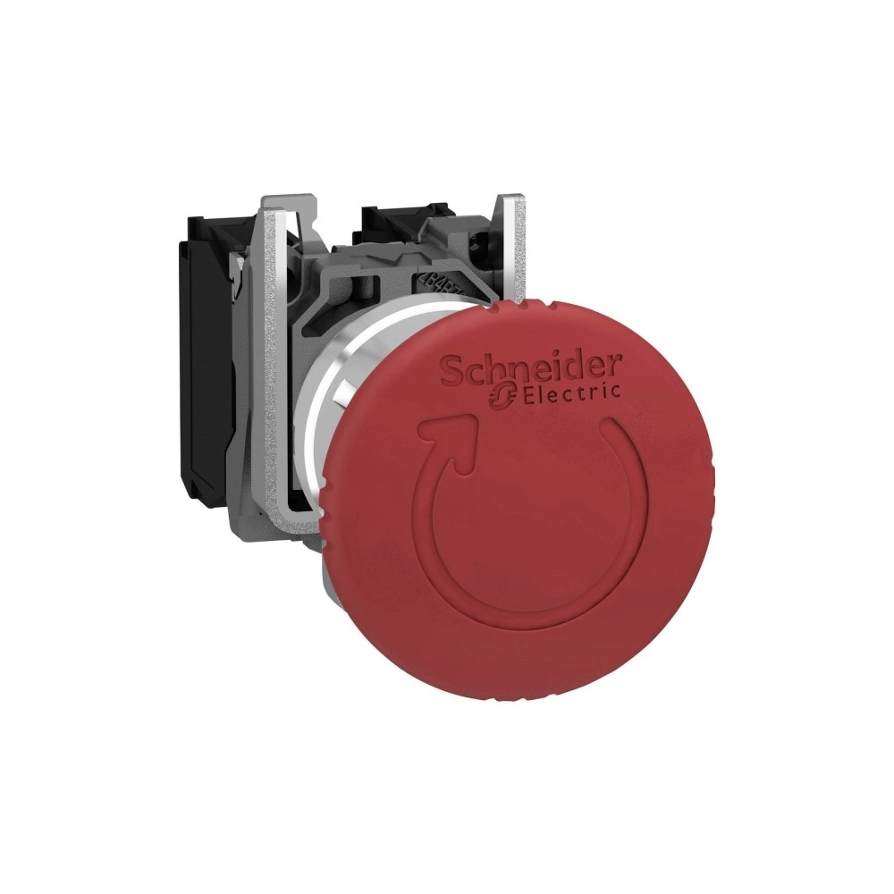 Produktbild för Schneider Electric XB4, Knapp, IP66, IK06, 40 mm, 82 mm, 47...