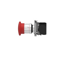 Produktbild för Schneider Electric XB4, Knapp, IP66, IK06, 40 mm, 82 mm, 47...