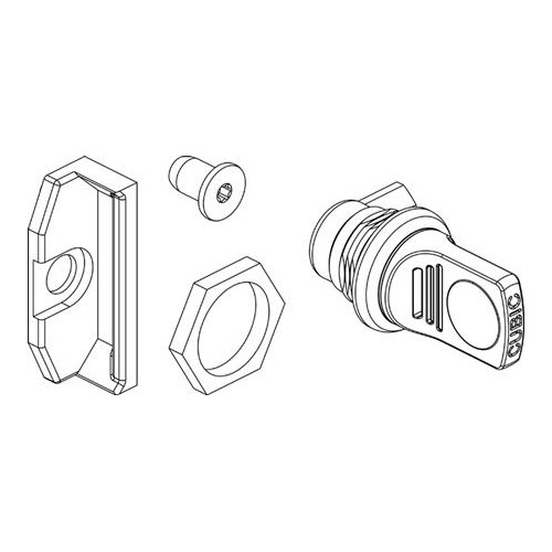 CUBIC CUBIC Fingergreb, komplett för att låsa till 2-3-4-5-5-6-8-8...